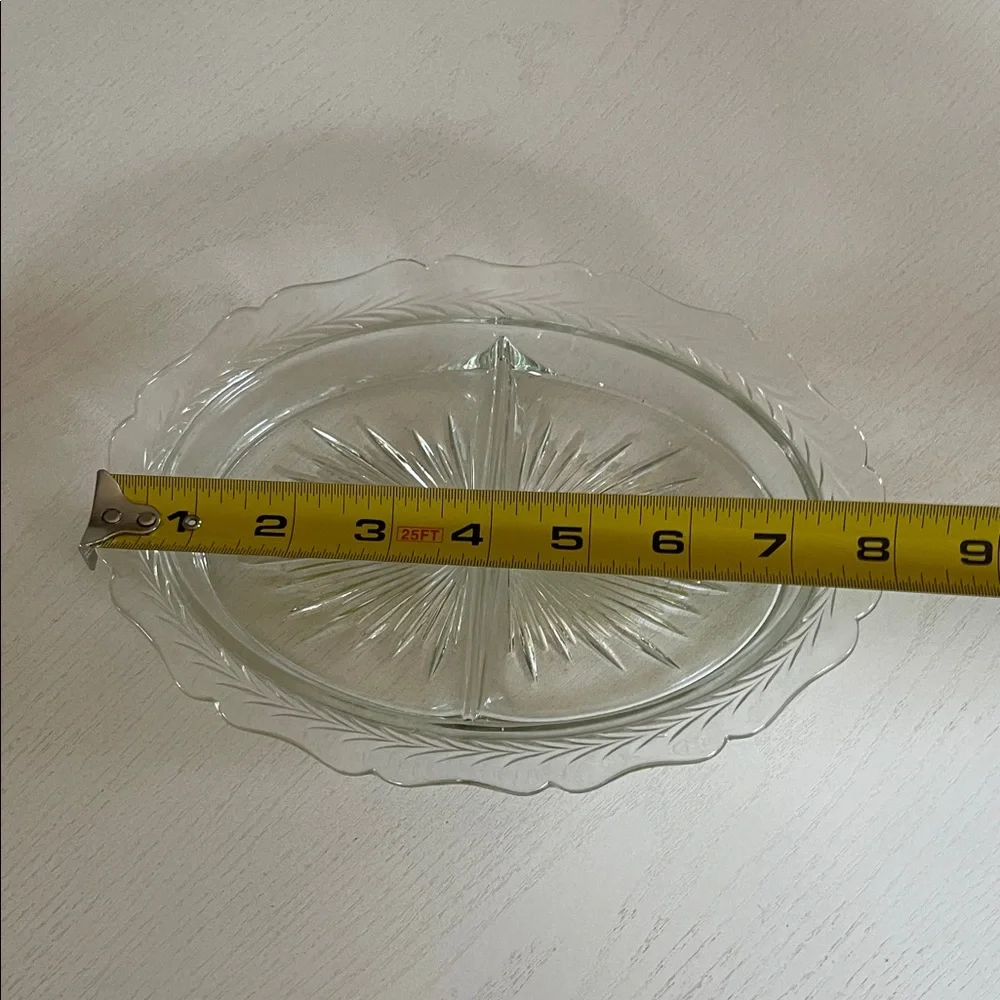 Vintage Starburst Relish Serving Dish